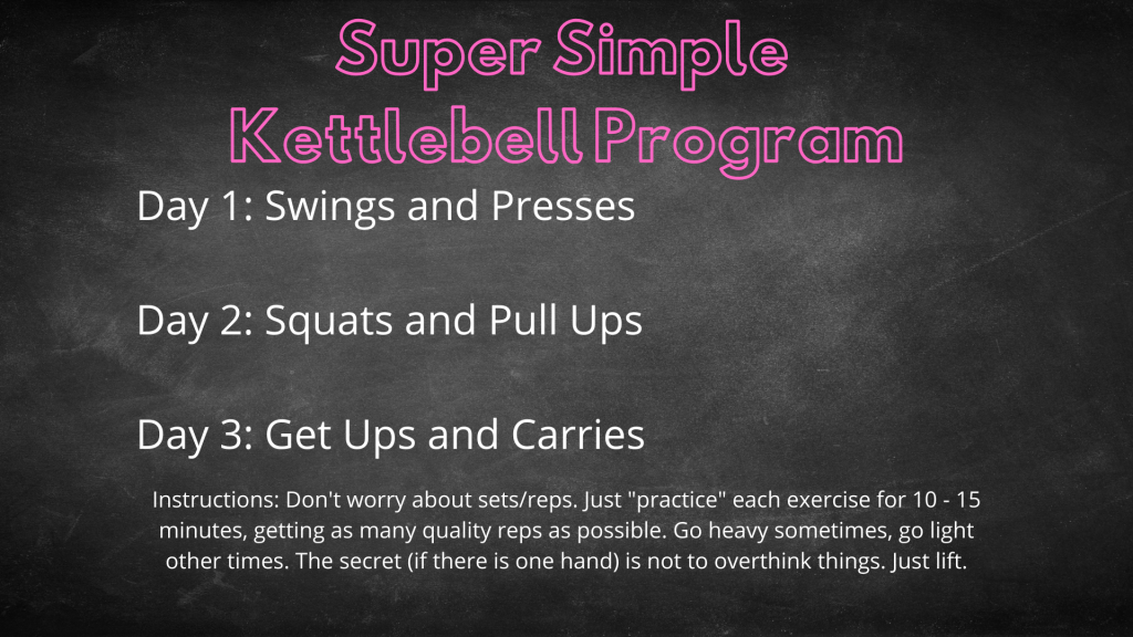 Simple kettlebell program hot sale